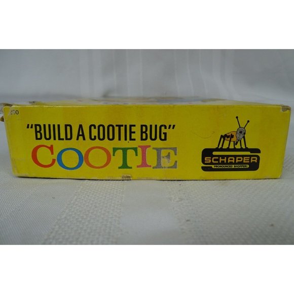 Vtg. 1949 Cootie Game Shaper Complete - Picture 5 of 6